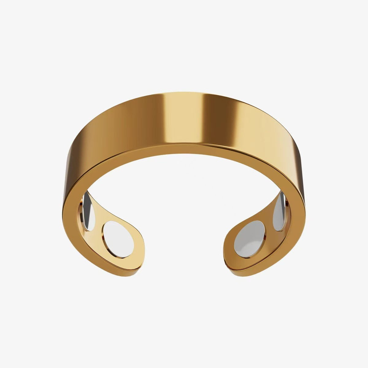 Juxek™ Magnetic Ring - Elegant Stainless Steel Ring - Magnet Rings（2）