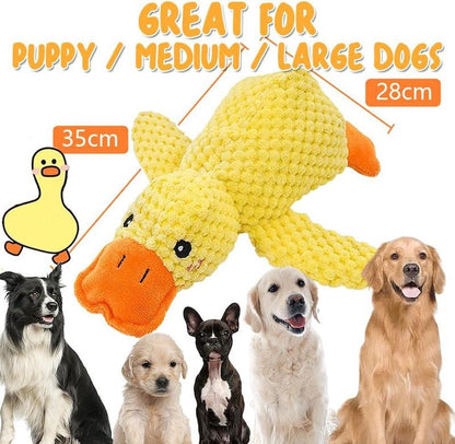 YOBENSUN™ – A squeaky plush yellow duck – suitable for all dog breeds