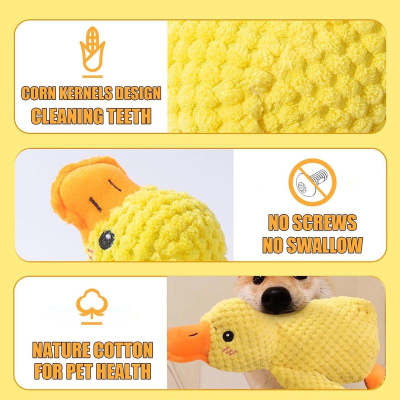 YOBENSUN™ – A squeaky plush yellow duck – suitable for all dog breeds