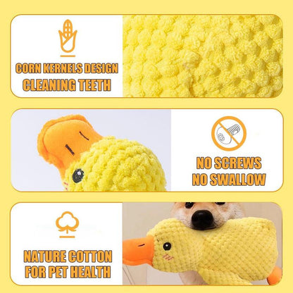 YOBENSUN™ – A squeaky plush yellow duck – suitable for all dog breeds