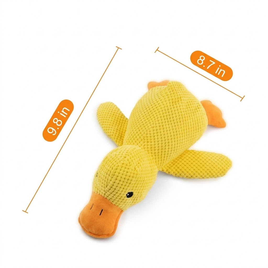 YOBENSUN™ – A squeaky plush yellow duck – suitable for all dog breeds