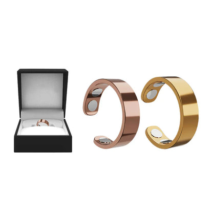 Juxek™ Magnetic Ring - Elegant Stainless Steel Ring - Magnet Rings（2）