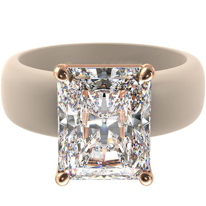 🔥Buy 1 Get 1 Free🔥LOVILDS Silicone Ring – Emerald Cut CZ | Patent-Pending Design